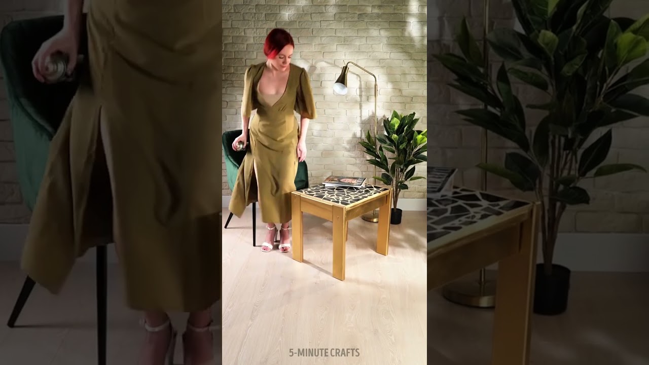 Don’t throw it away! Aesthetic DIY furniture transformation