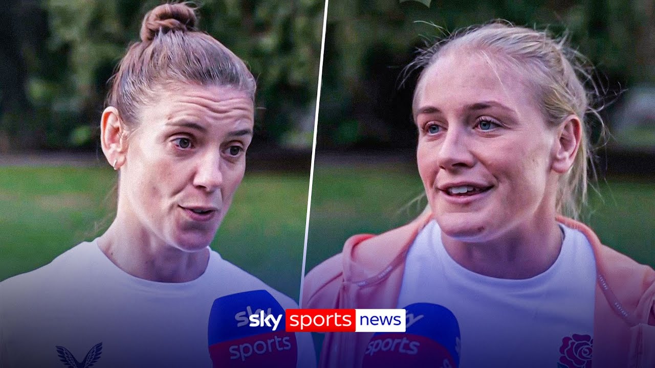 England’s Sarah Hunter and Alex Matthews look ahead to Women’s Rugby World Cup final v Canada