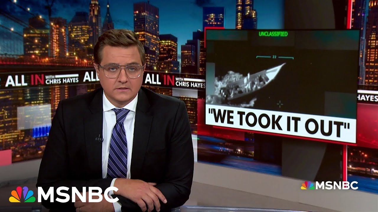 ‘Enormous scandal’: Hayes reacts to Trump’s deadly strike on ‘drug-carrying boat’