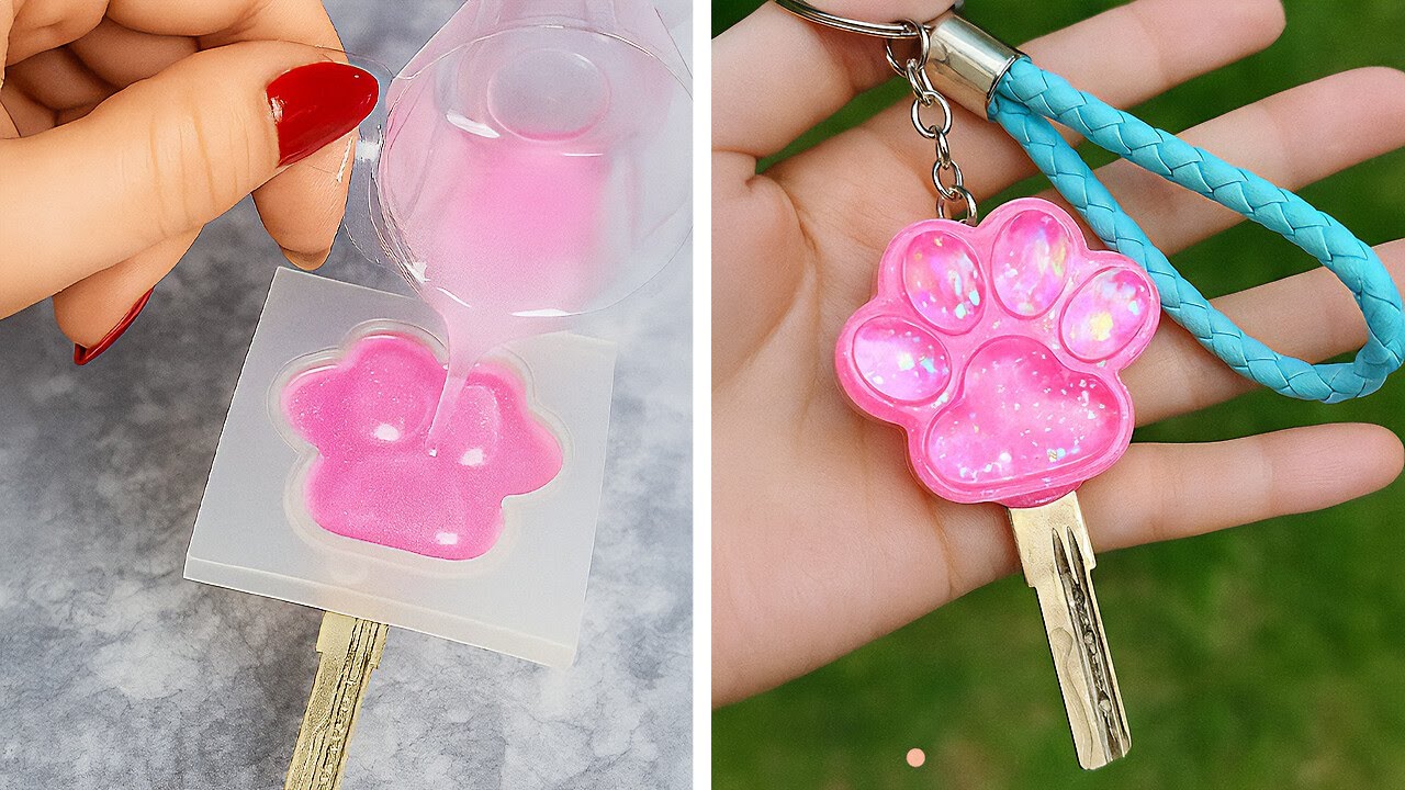 Epoxy Resin & Glue Gun Crafts 💖🐾 The COOLEST Accessories You Need! 🎨✨