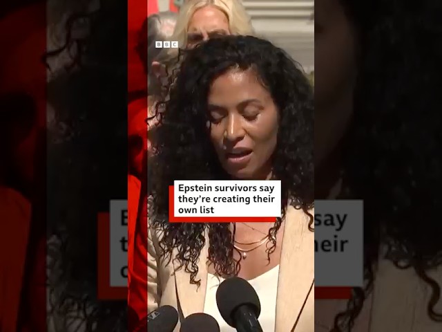 Epstein survivors say they’re creating their own list. #BBCNews