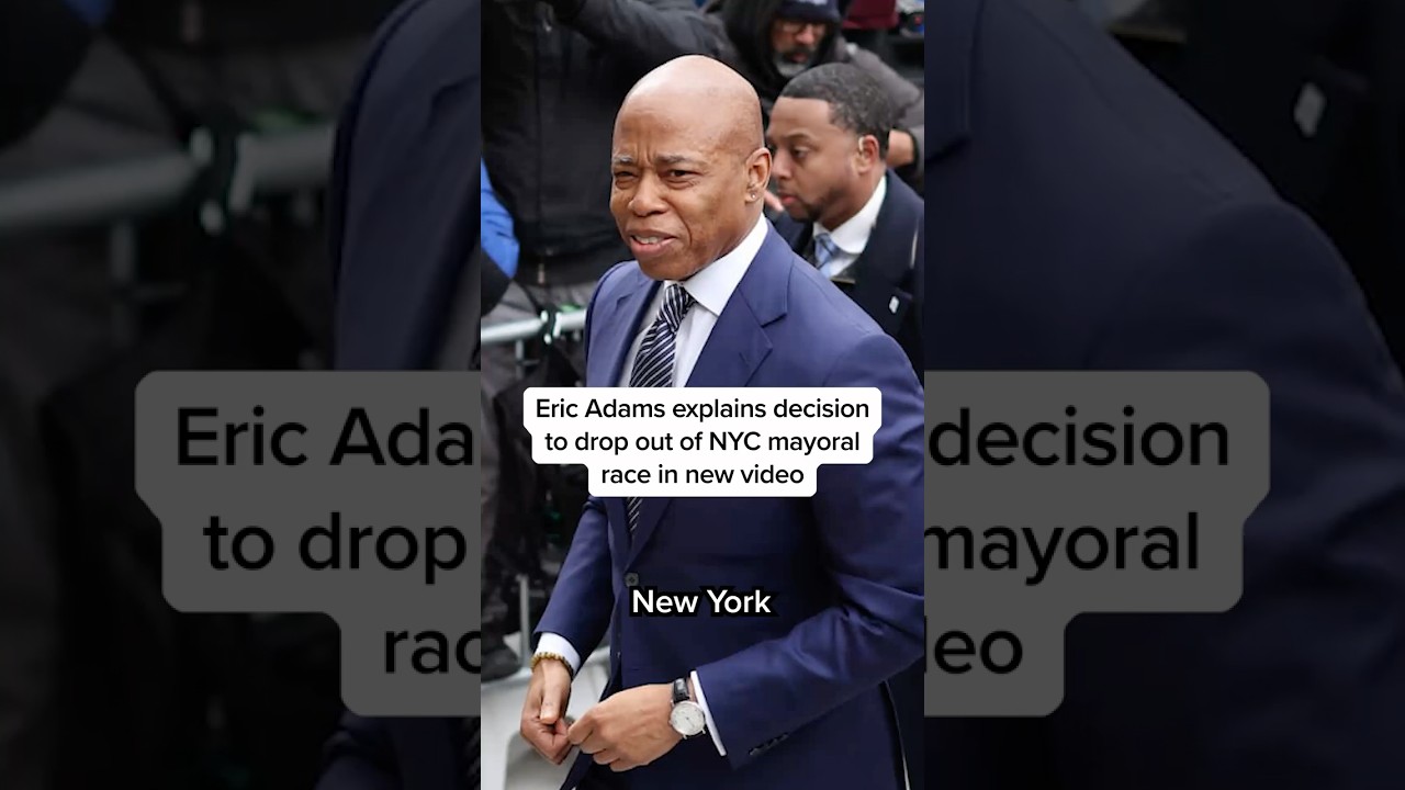 Eric Adams explains decision to drop out of NYC mayoral race in new video