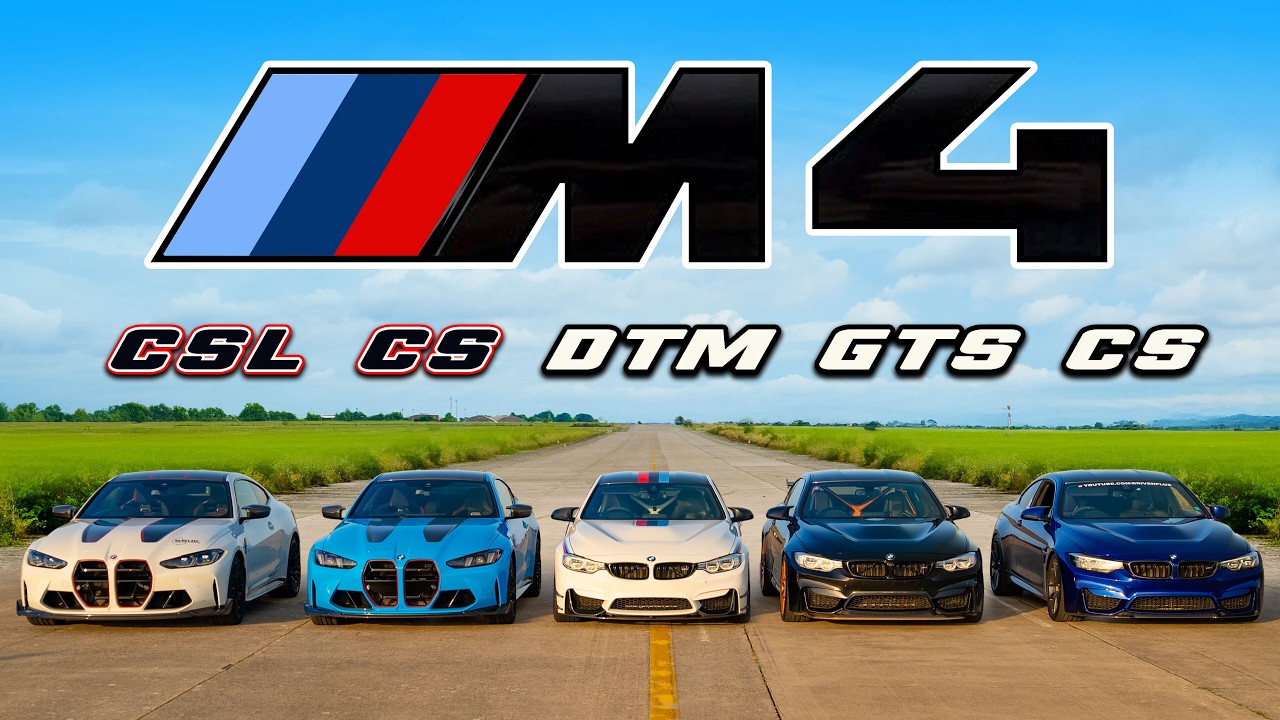 EVERY M4 Special Edition: DRAG RACE!