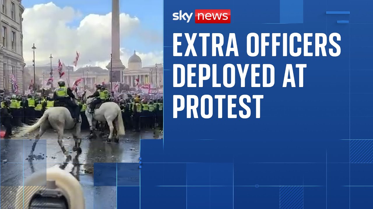 Extra police officers deployed at ‘Unite the Kingdom’ protest