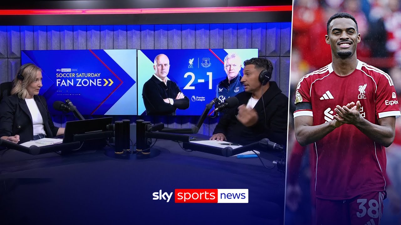 Fan reaction after Gravenberch stars for Liverpool in tense derby | Soccer Saturday Fan Zone