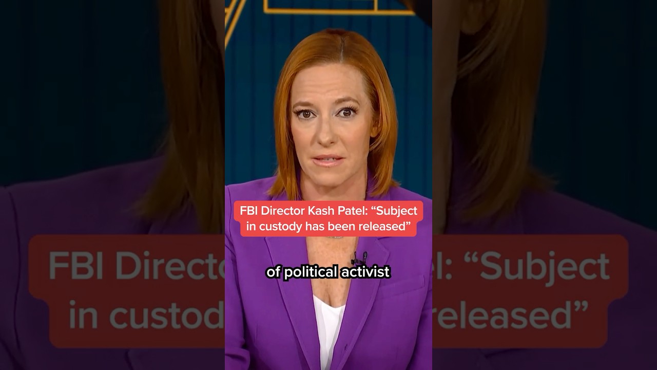 FBI Director Kash Patel: ‘Subject in custody has been released’