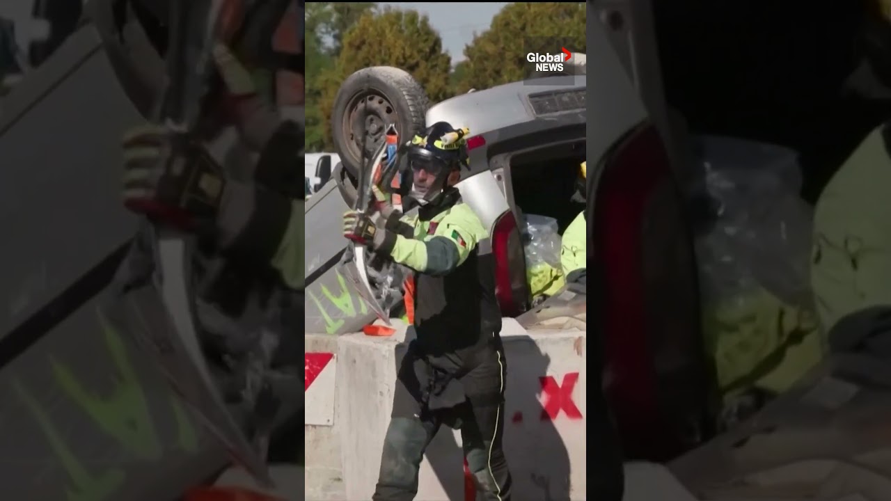 Firefighters from 25 countries compete in Croatia rescue championships