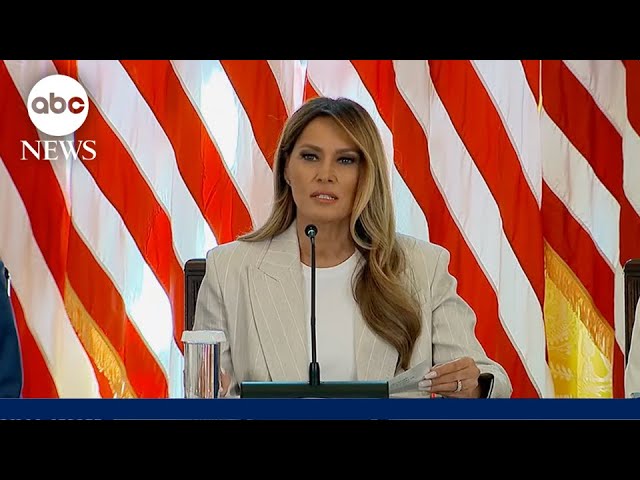 First lady Melania Trump meets with White House AI task force: “The robots are here.”