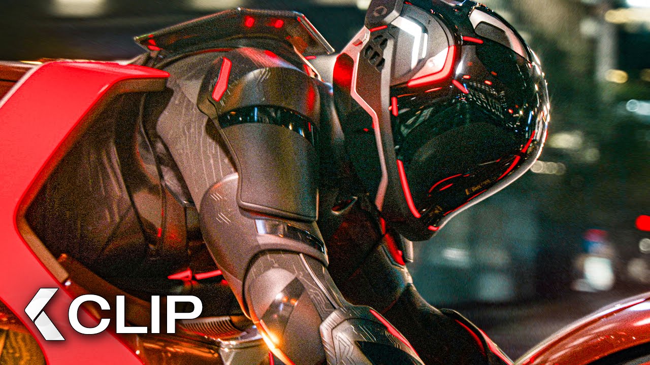 First Lightcycle Ride Scene – TRON 3: ARES (2025)