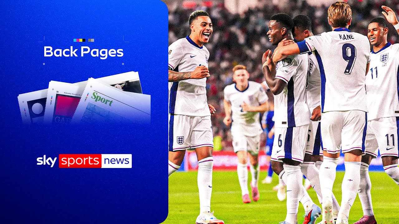 Five-star England thrash Serbia in World Cup qualifying | Back Pages Tonight