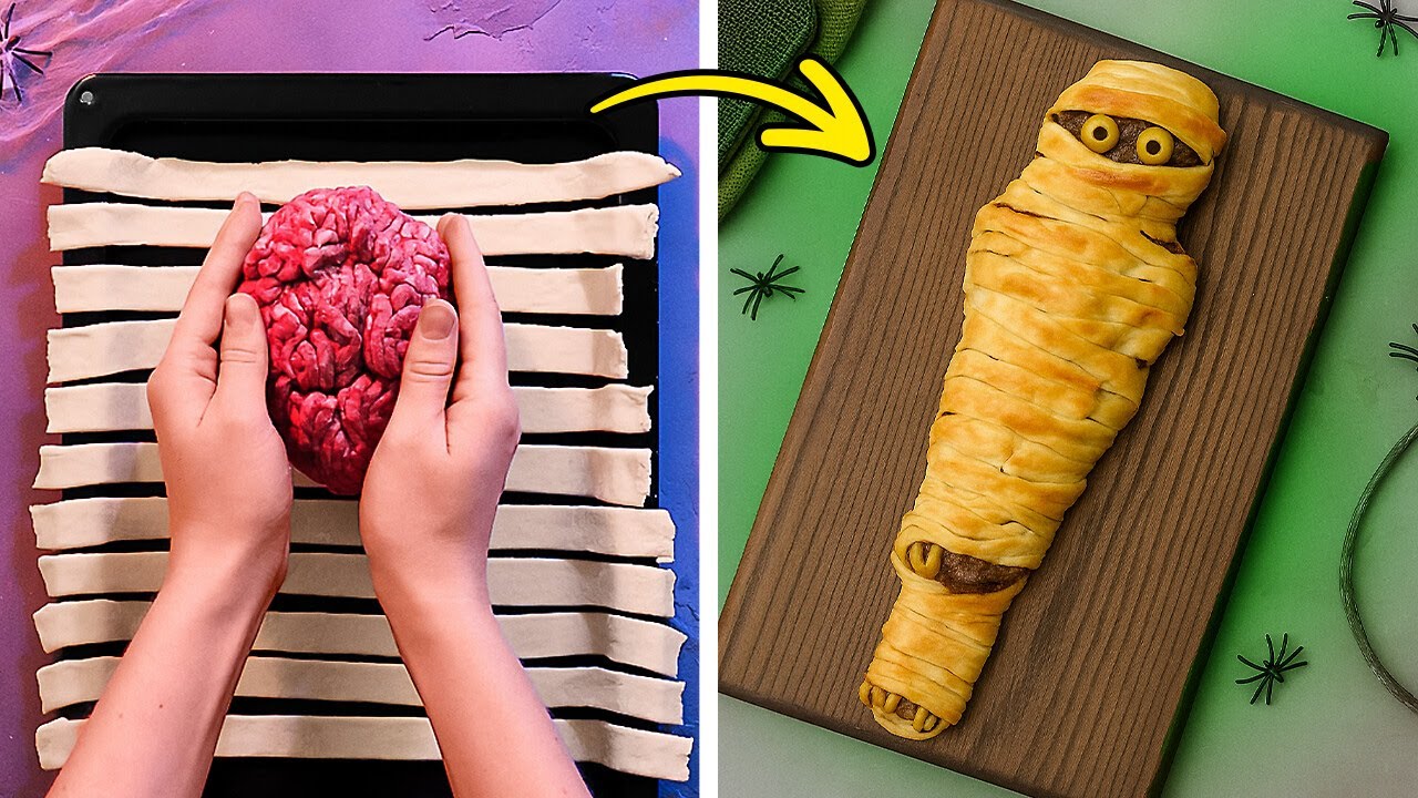 🍕FOOD RECIPES FOR HALLOWEEN 🎃💀 Simple DIY Ideas for a Fun Party