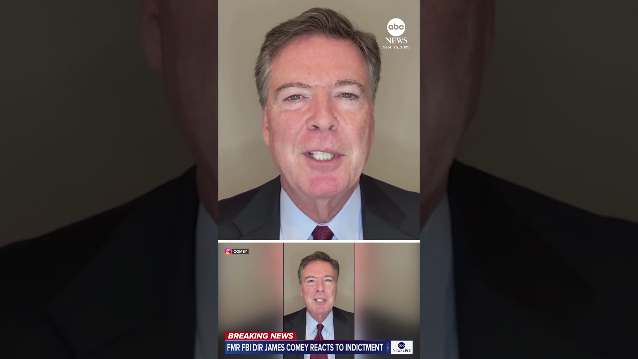 Former FBI Director James Comey responds to indictment