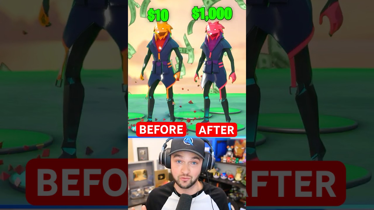 Fortnite Skin Prices BEFORE vs AFTER! 🤑