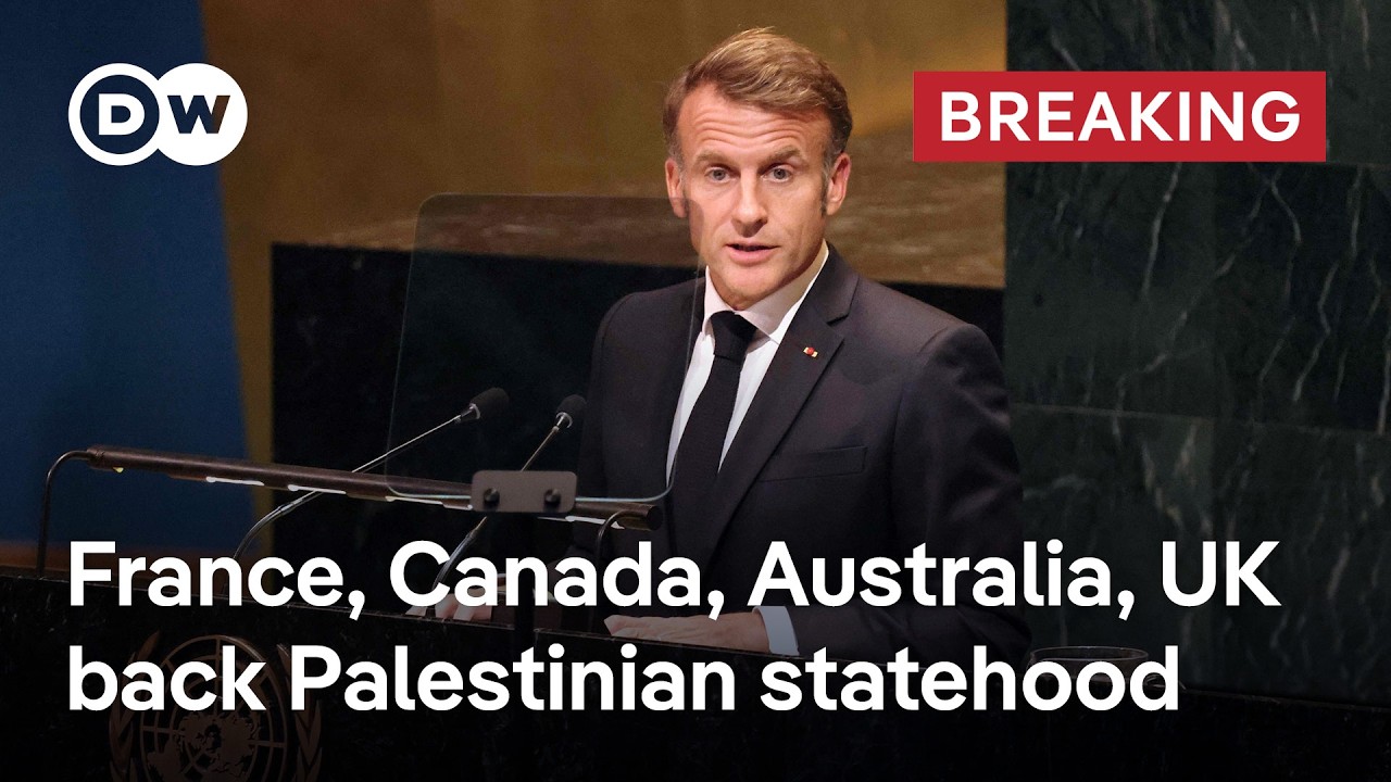 France formally recognizes Palestinian statehood: ‘The time for peace has come’ | DW News