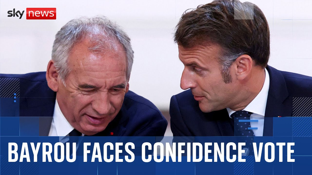 France on brink of economic and political crisis as PM looks set to lose confidence vote