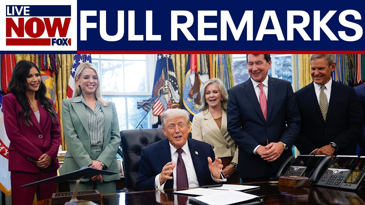 FULL: Trump deploys National Guard to Memphis, takes questions from Oval Office