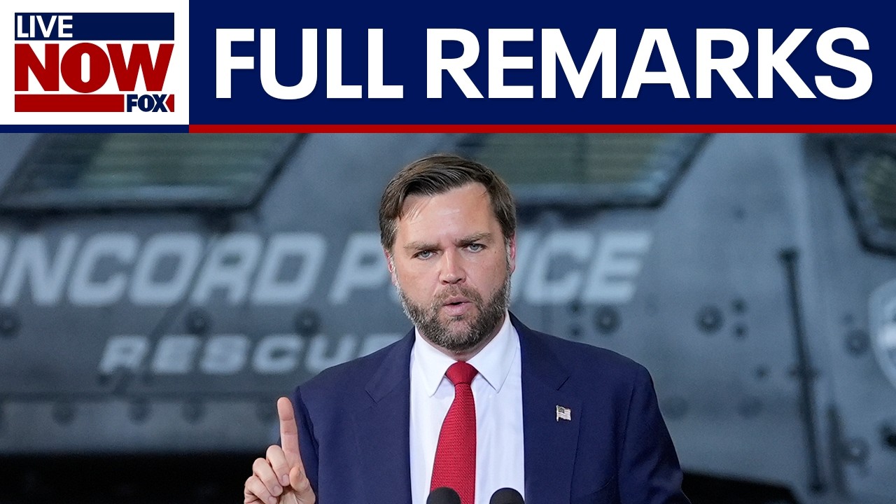 FULL: VP JD Vance speaks on crime, free speech & more in North Carolina