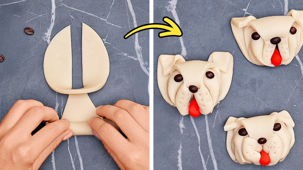 🐶 FUN DOUGH HACKS 🍞✨ Easy Baking Ideas You’ll Love! 👩‍🍳