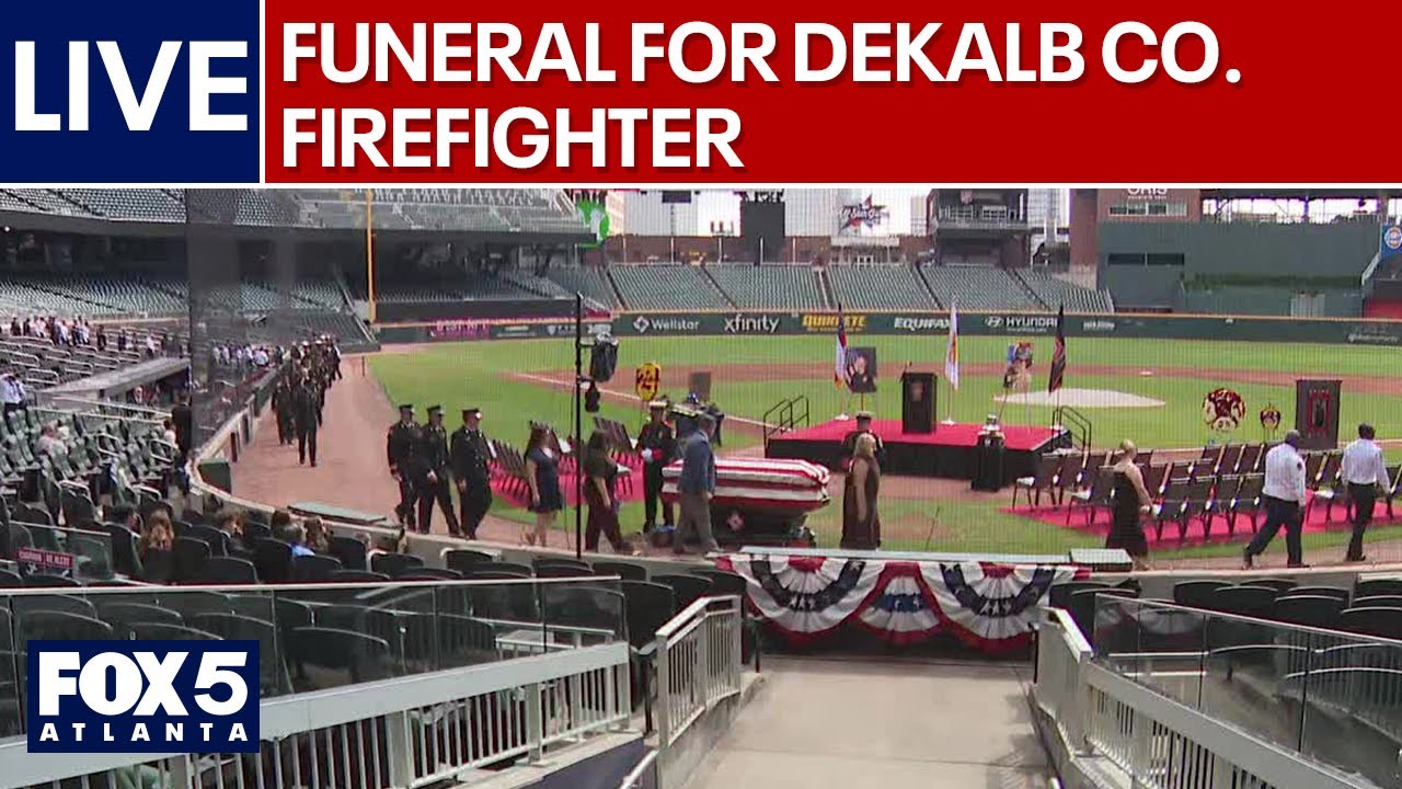 Funeral for DeKalb Co. firefighter Preston Fant