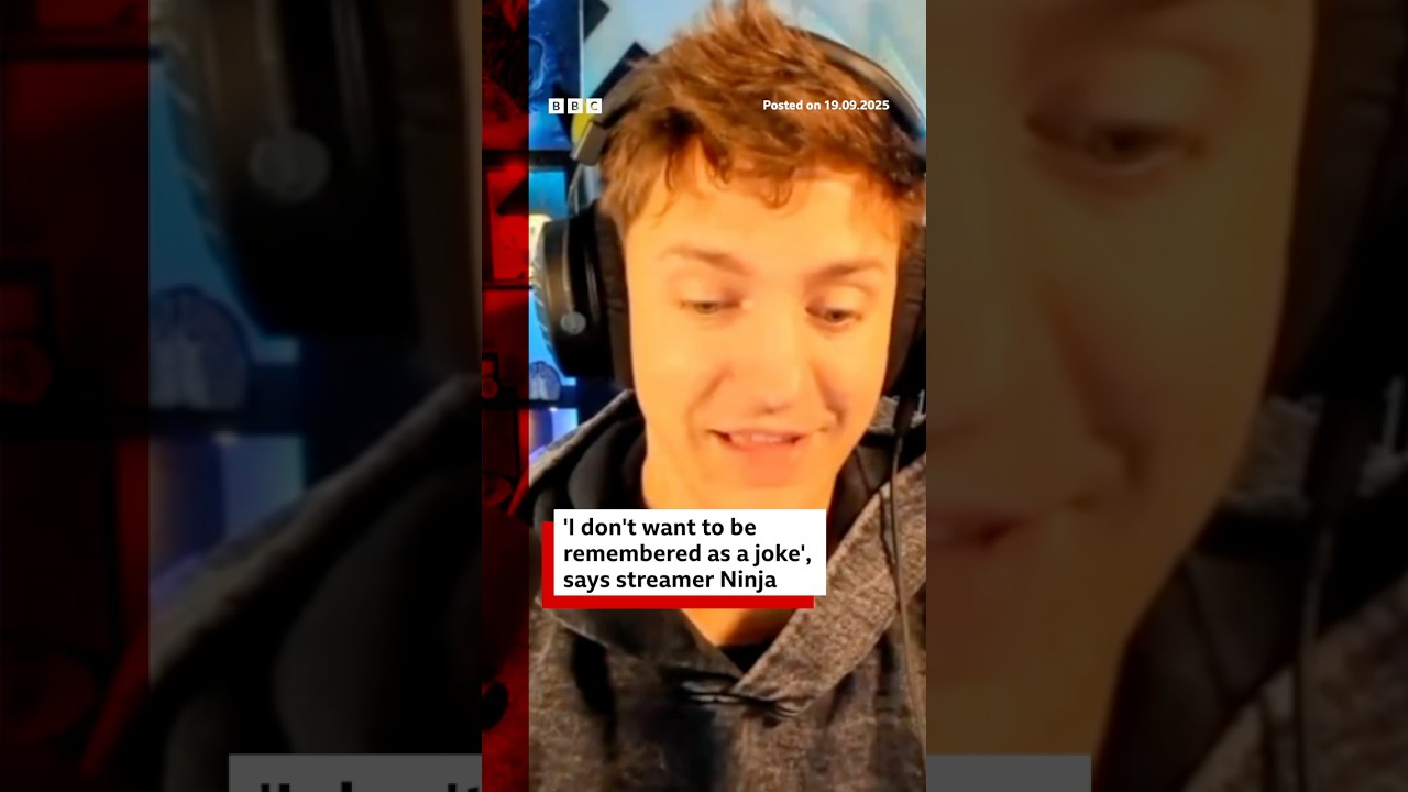 Gamer Ninja says he ‘doesn’t want to be remembered as a joke’. #Ninja #Gaming #BBCNews