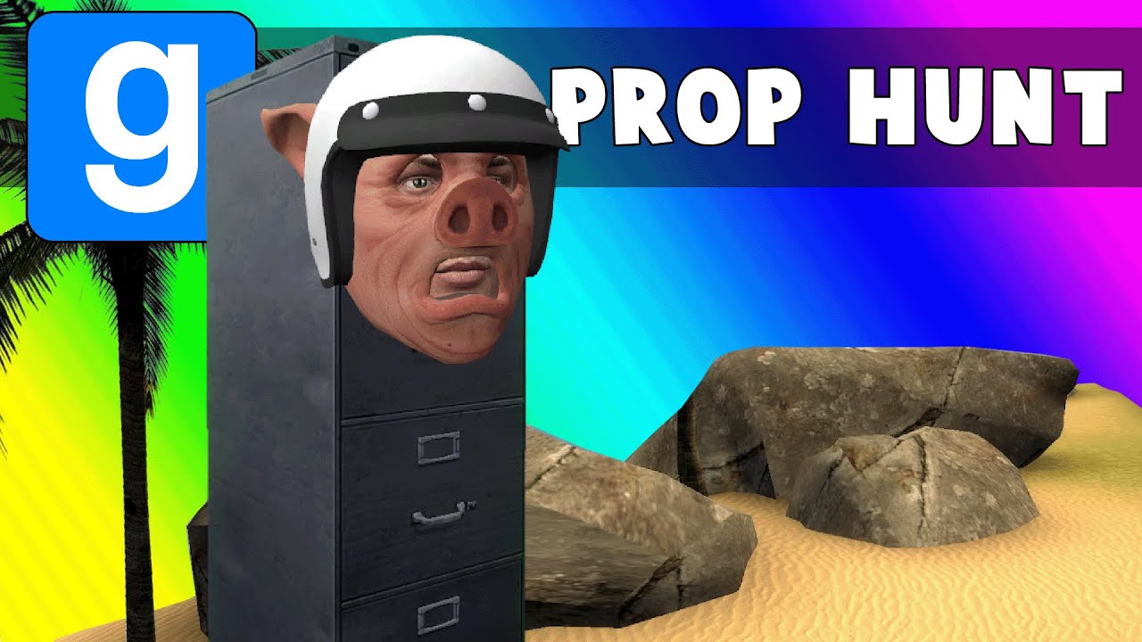 Gmod Prop Hunt – Totally Normal Island Getaway! (Funny Moments)