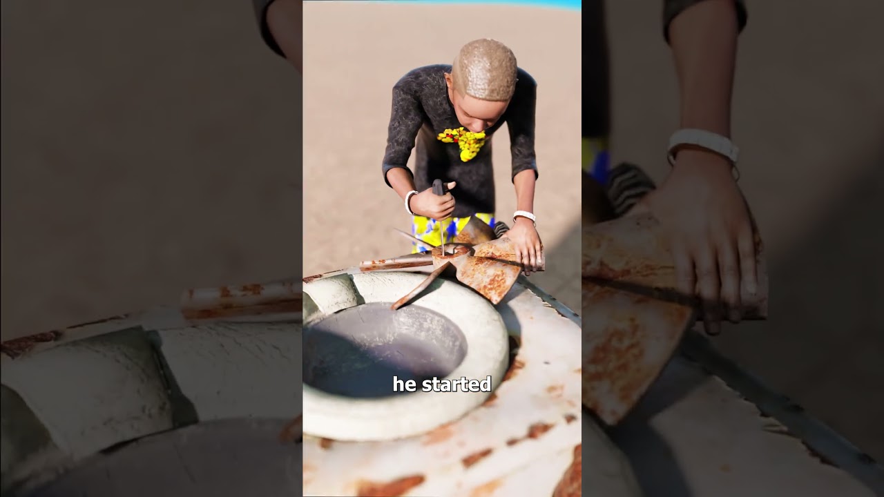 He Built A Windmill From Junk 😮