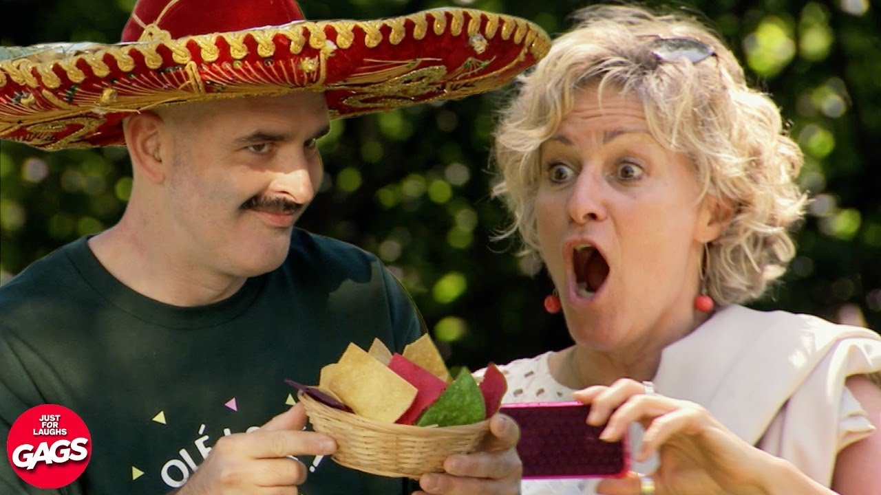 He charmed her with food 😋 | Just For Laughs Gags