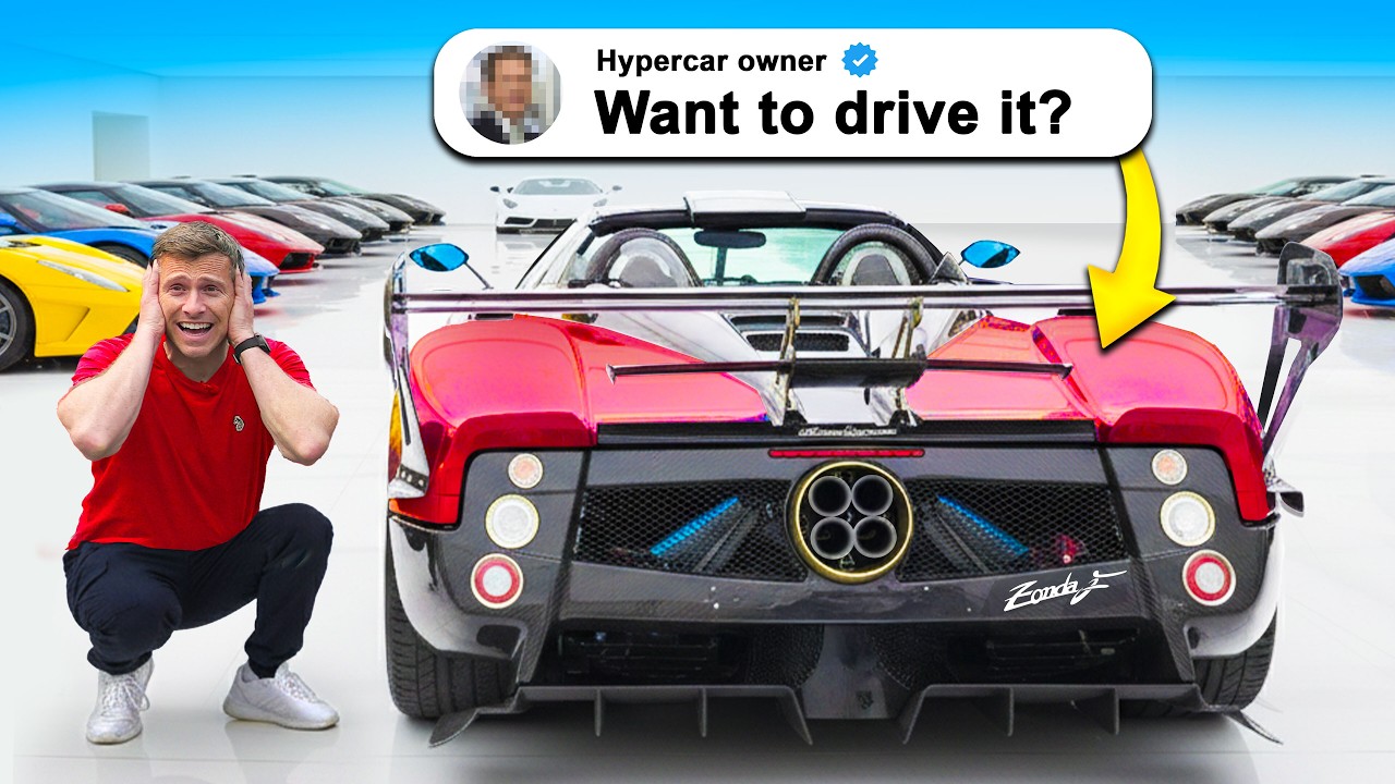 He let me drive ANY hypercar I wanted!