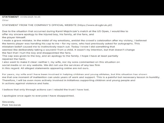 He Officially Responded