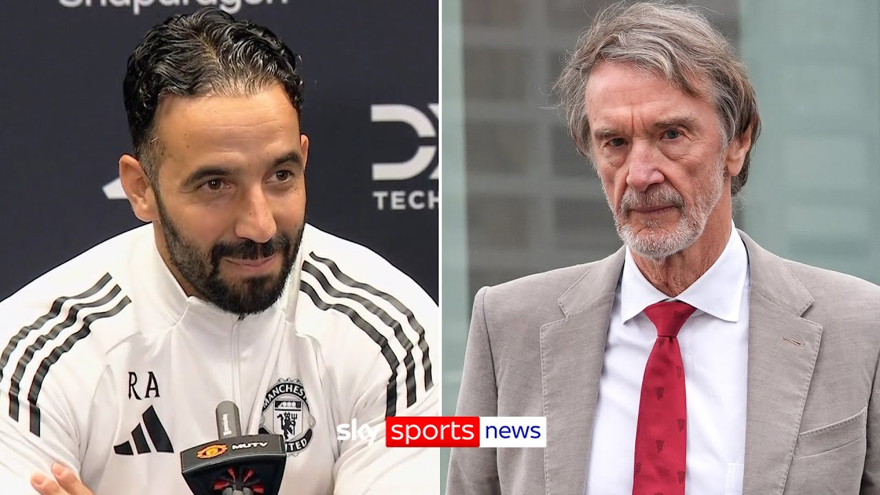 “He was offering me a new contract” | Ruben Amorim jokes about meeting with Sir Jim Ratcliffe