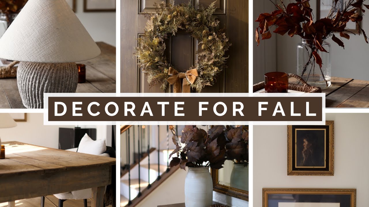 HOW TO DECORATE FOR FALL WITHOUT GOING BROKE | DIY FALL DECOR ON A BUDGET | PART 1