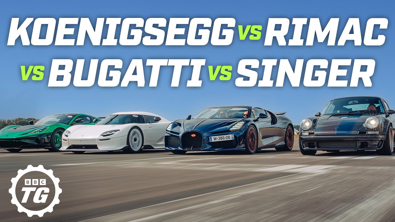 Hypercar Bosses Drive Rival Cars! | 4K