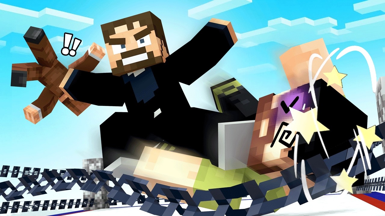 I Beat Up My Friends in Minecraft