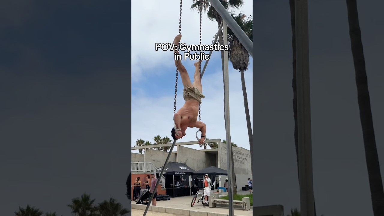 I love everyone’s reactions 😂#gymnastics #gymnast #gym #fail #fails #sports #calisthenics