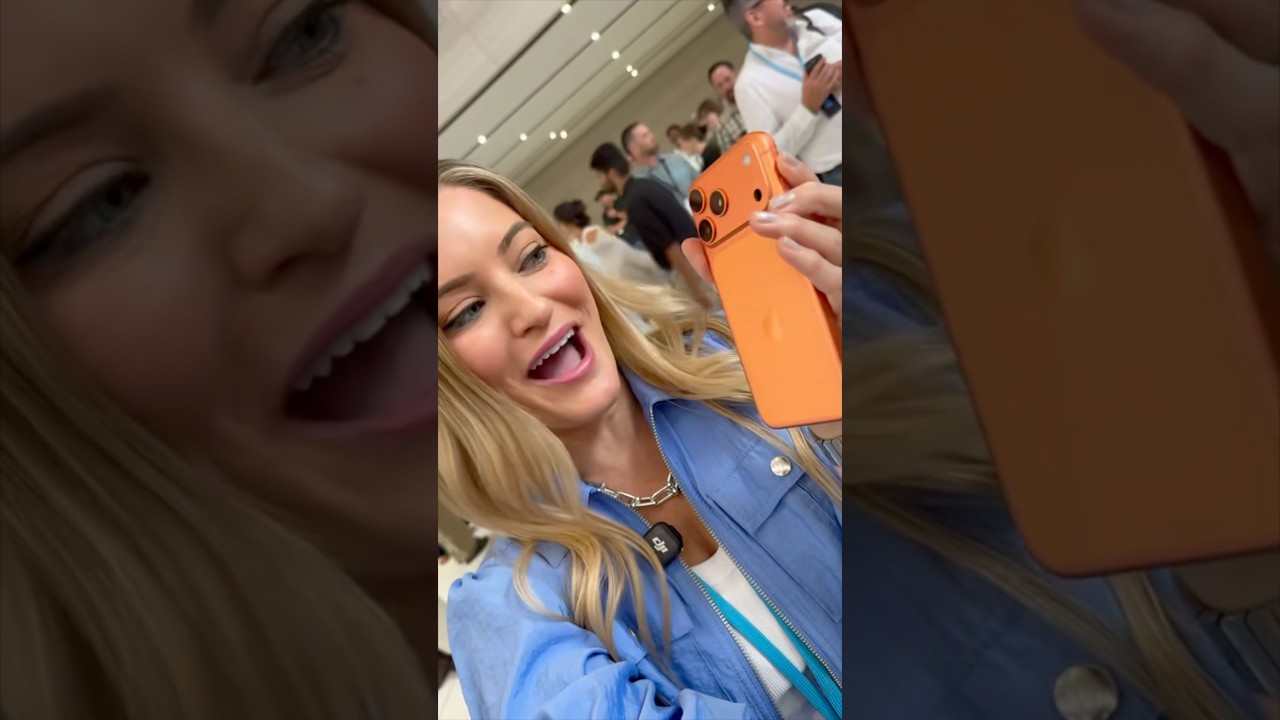 iPhone 17 Pro in COSMIC ORANGE