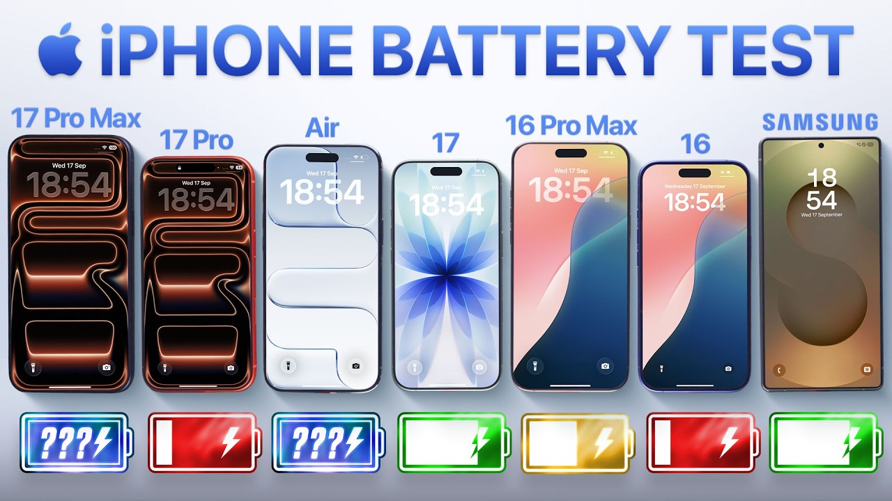 iPhone 17 Ultimate Battery Test!
