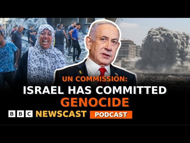 Israel accused of genocide in Gaza by UN commission | BBC Newscast