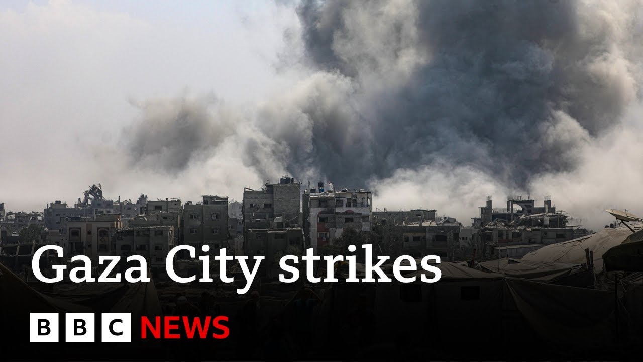 Israel pushes tanks further into Gaza city after Hamas spokesman Abu Obeida killed | BBC News