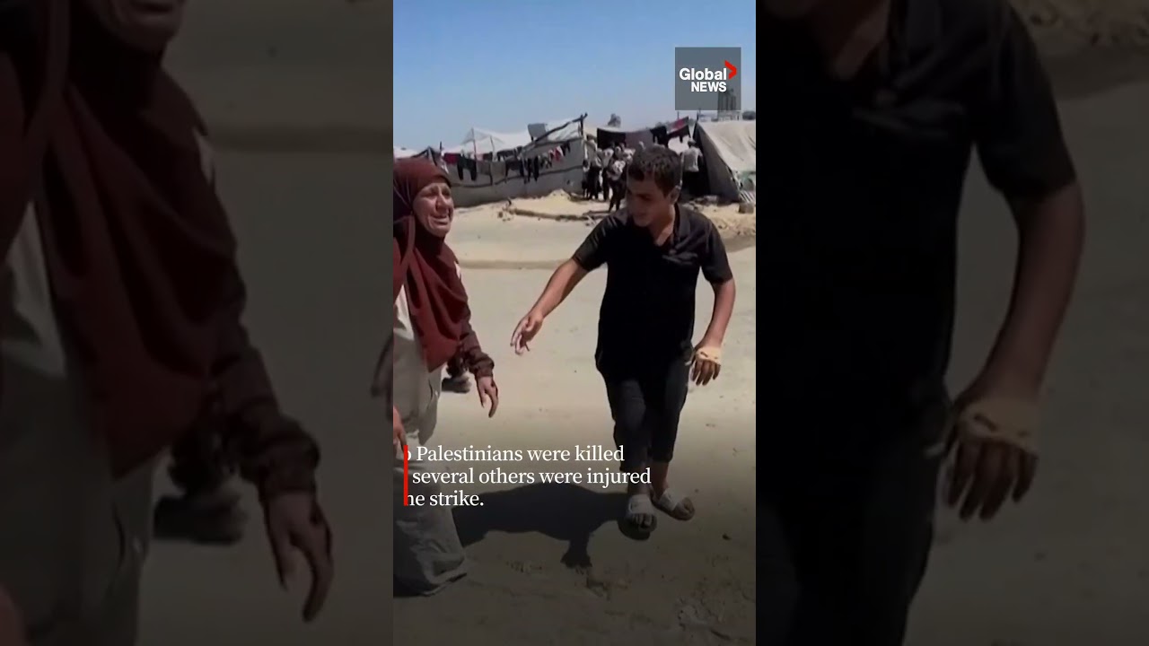 Israeli strike on evacuated residential building in Gaza City kills 2 Palestinians