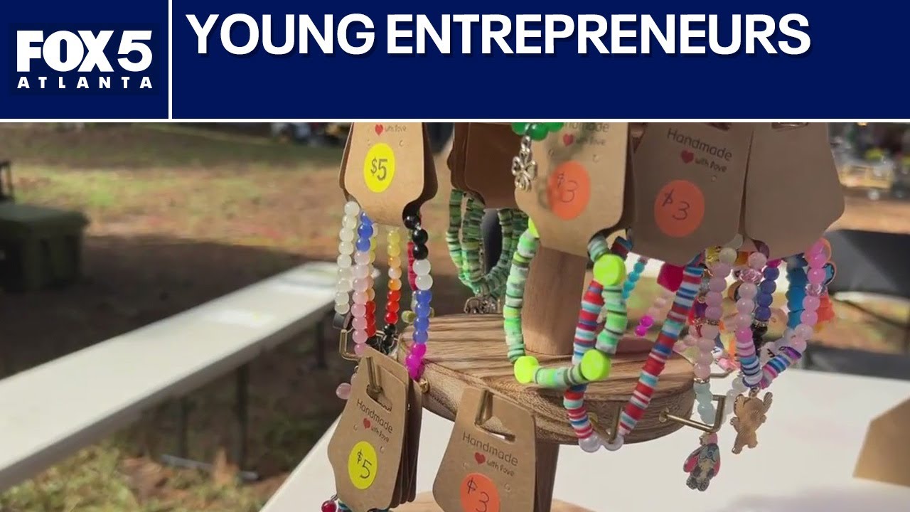 Kid bosses take over entrepreneur market at Yellow Daisy Festival | FOX 5 News