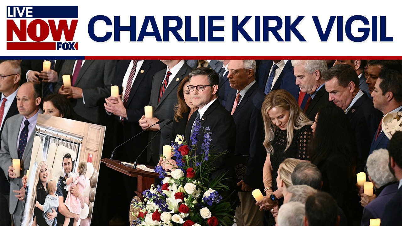 Lawmakers hold vigil for Charlie Kirk on Capitol Hill