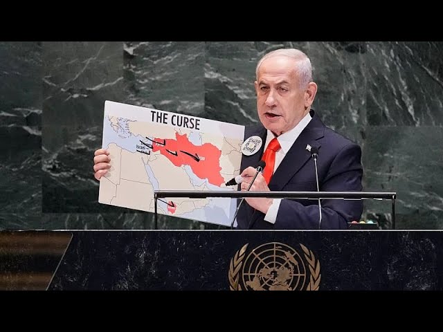 ‘Lay down your arms’ and free hostages now, Israel’s PM Netanyahu tells Hamas at UNGA