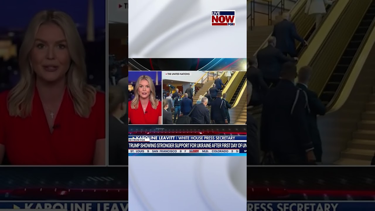 Leavitt says Pres. Trump’s escalator incident was intentional