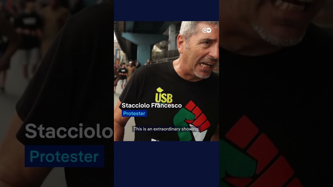 ‘Let’s block everything’ – Thousands protest and strike in Italy in solidarity with Palestinians