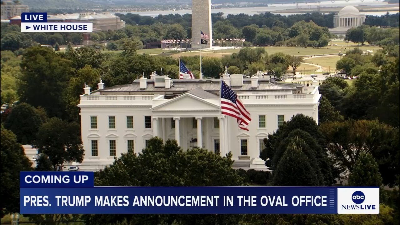 LIVE: President Trump makes announcement in the Oval Office