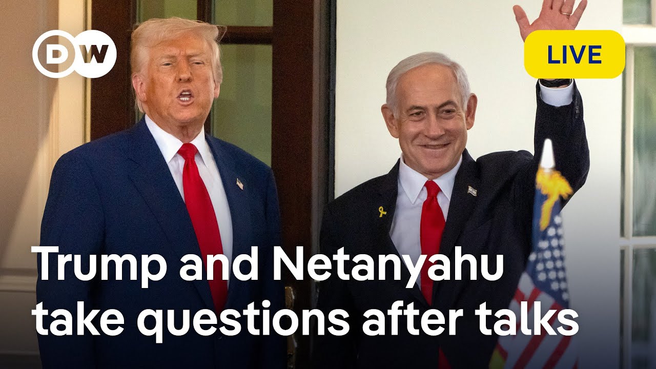 Live: Trump-Netanyahu press conference on 21-stage peace plan | DW News
