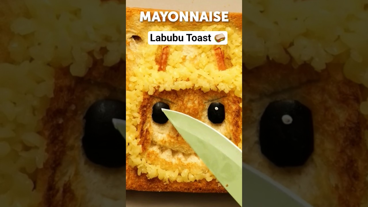 Making #Labubu toast for you #breakfast #5minutecrafts