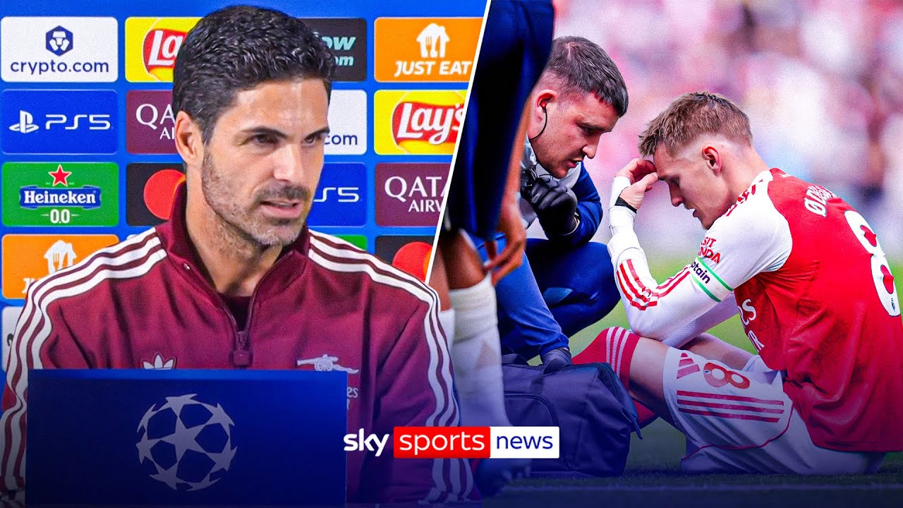 Mikel Arteta on UCL expectations this season after confirming Martin Odegaard will miss opener