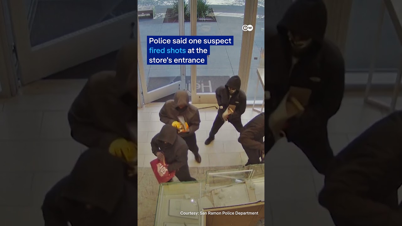 Million Dollar ‘smash & grab’ heist in California | DW News