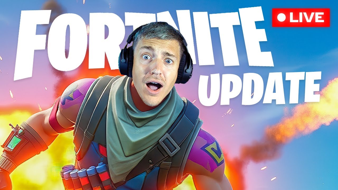 🔴 Ninja Playing The NEW Fortnite Update + NEW EVENT